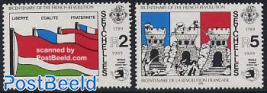 World stamp expo 89 2v
