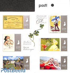150 years postcards 6v in booklet s-a