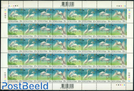 WWF, birds minisheet (with 10 sets)