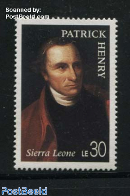 30L, Patrick Henry, Stamp out of set
