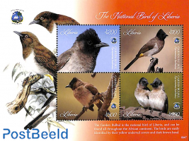 The National bird of Liberia 4v m/s