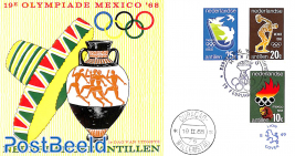 Olympic Games FDC Lion