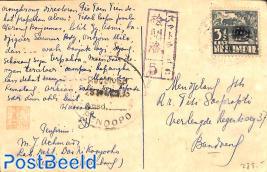 Postcard from PENDOPO to Bandoeng
