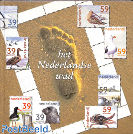 Theme book No. 12, het Nederlandse wad (book with stamps)