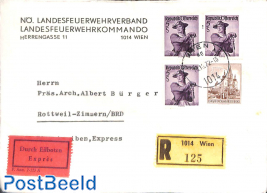 Express mail from Landesfeuerwehrverband