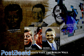 Mayreau, US presidents visit the Berlin Wall2v m/s
