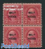 Molly Pitcher 1v, Block of 4 [+]