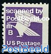 B stamp 1v from booklet