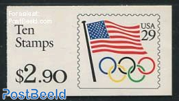 Olympic rings booklet