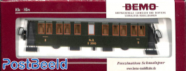 Historischer Dampfzugwagen RhB B 2060
