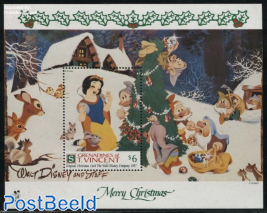Disney Christmas Card 1957 s/s