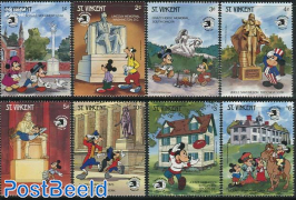 World stamp expo 8v, Disney