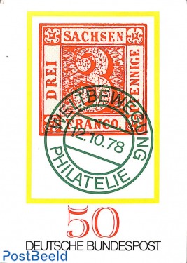 Postcard 40pf, Baden