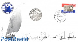 Netherlands, Special cover Feluk ship from Egypt