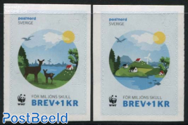 WWF, Joint Issue Denmark 2v s-a
