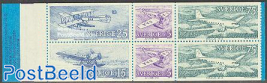 Postal flights 6v in booklet