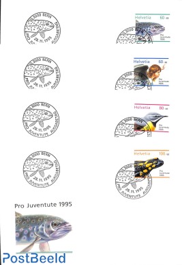 Animals 4v, FDC (4 covers)