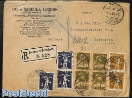 Registered letter to Rotterdam