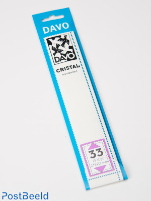 Cristal Klemtaschen C33 (215 x 37) 25 PC