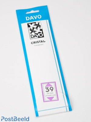 Cristal Klemtaschen C39 (215 x 43) 18 PC