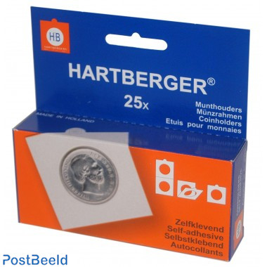 25 Selbstklebend MÃ¼nzhalter 53mm