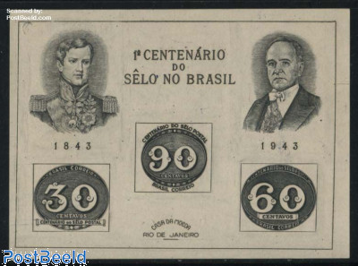 Stamp centenary s/s