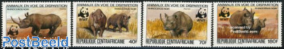 WWF, animals 4v, Rhinos