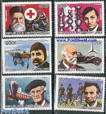 Famous persons 6v