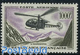 Airmail definitive, helicopter 1v