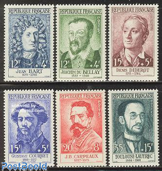Famous persons 6v