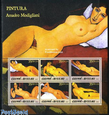 Amadeo Modigliani 6v m/s