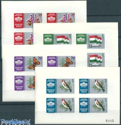 Stamp exposition 4 m/s imperforated