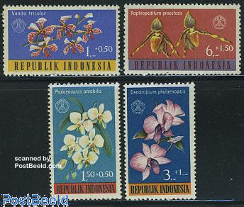 Social day, flowers 4v
