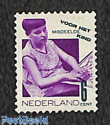 6+4c, blind girl, stamp out of set