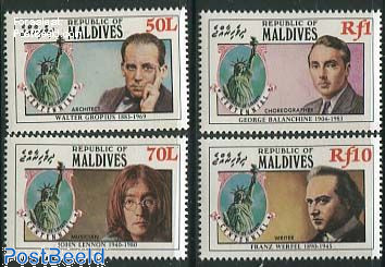 Statue of liberty 4v