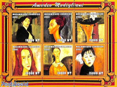 Amadeo Modigliani 6v m/s
