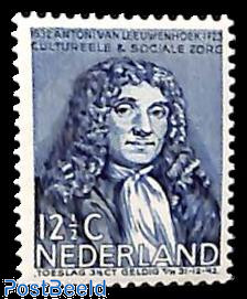 12.5+3.5c, A. van Leeuwenhoek, stamp out of set
