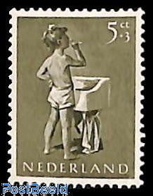 5+3c, Teeth brushing, Stamp out of set