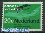 20c, Fokker F2 and F28, Stamp out of set