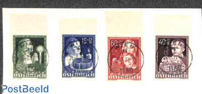 Child welfare set 1949 on cardboard