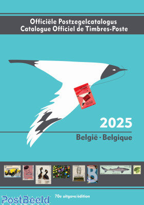 Official Belgium stampcatalog edition 2025