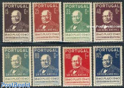 Stamp centenary 8v