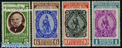 Stamp centenary 4v