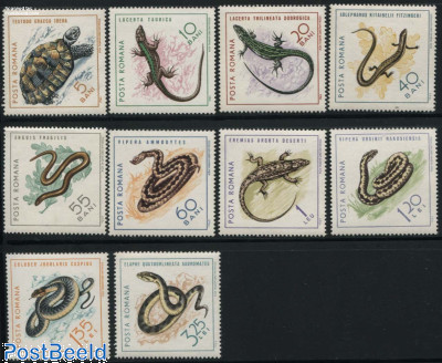 Reptiles 10v