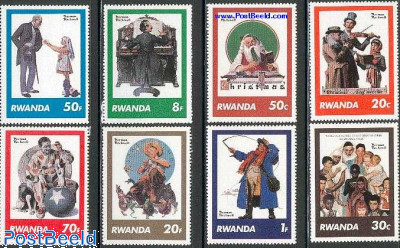 Rockwell paintings 8v