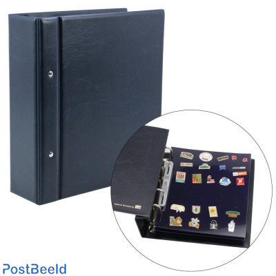 Safe Pin Album for 40 pins in blue