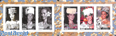 Miss Tahiti 6v s-a in booklet