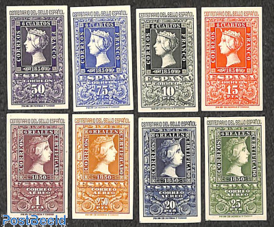 Stamp centenary 8v