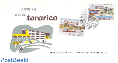 New Hotels 2v, FDC without address