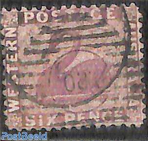 6d, WM CA-Crown, perf. 12, used